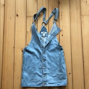 Forever 21 Jean Overall Dress